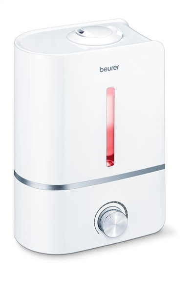 Beurer LB-45 Humidificateur d'air ultrasonique avec diffuseur d'huiles essentielles, pour pièces jusqu'à 30 m²