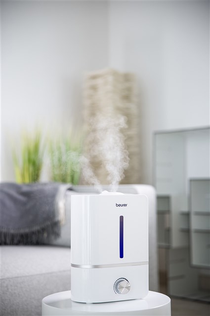 Beurer LB-45 Humidificateur d'air ultrasonique avec diffuseur d'huiles essentielles, pour pièces jusqu'à 30 m²