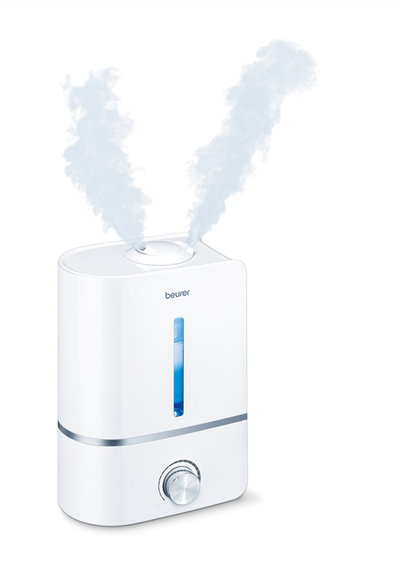 Beurer LB-45 Humidificateur d'air ultrasonique avec diffuseur d'huiles essentielles, pour pièces jusqu'à 30 m²
