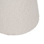 BigBuy Home Pouf Blanc Bois MDF 35 x 35 x 42 cm