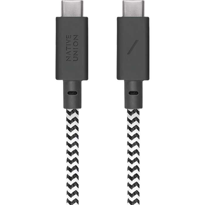 Native Union Anchor Cable USB-C vers USB-C 3m Zebra