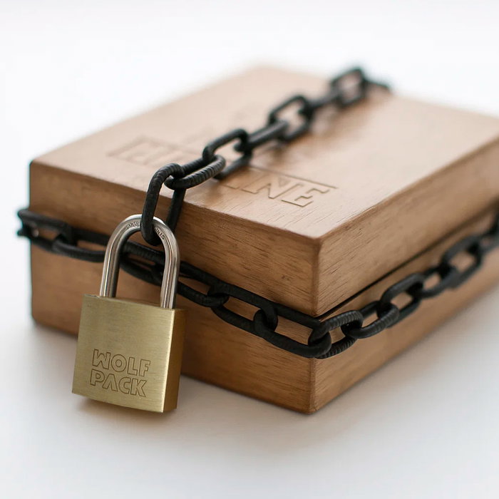 WOLFPACK LINEA PROFESIONAL Cadenas en laiton 30 mm clés identiques №1