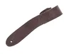 Martin Correa de guitare/basse en cuir marron avec porte-médiators