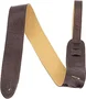 Martin Correa de guitare/basse en cuir marron avec porte-médiators