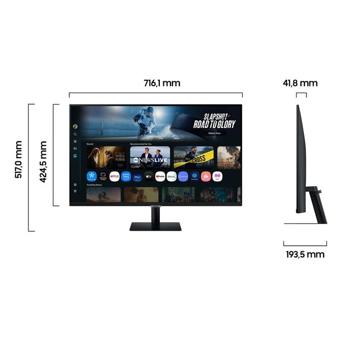 Samsung LS32FM700UU / LS32FM700UUXEN Ecran ViewFinity Noir 32"