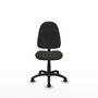 PIQUERAS Y CRESPO Chaise de bureau Algarra, tissu noir, sans accoudoirs