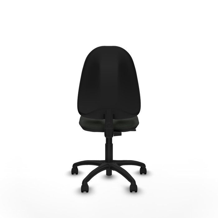 PIQUERAS Y CRESPO Chaise de bureau Algarra, tissu noir, sans accoudoirs