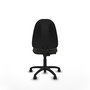 PIQUERAS Y CRESPO Chaise de bureau Algarra, tissu noir, sans accoudoirs