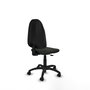 PIQUERAS Y CRESPO Chaise de bureau Algarra, tissu noir, sans accoudoirs