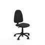 PIQUERAS Y CRESPO Chaise de bureau Algarra, tissu noir, sans accoudoirs