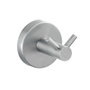 Wenko Porte-serviette double en acier inoxydable brossé, pour salle de bain, 5,5 x 5,5 x 5,5 cm