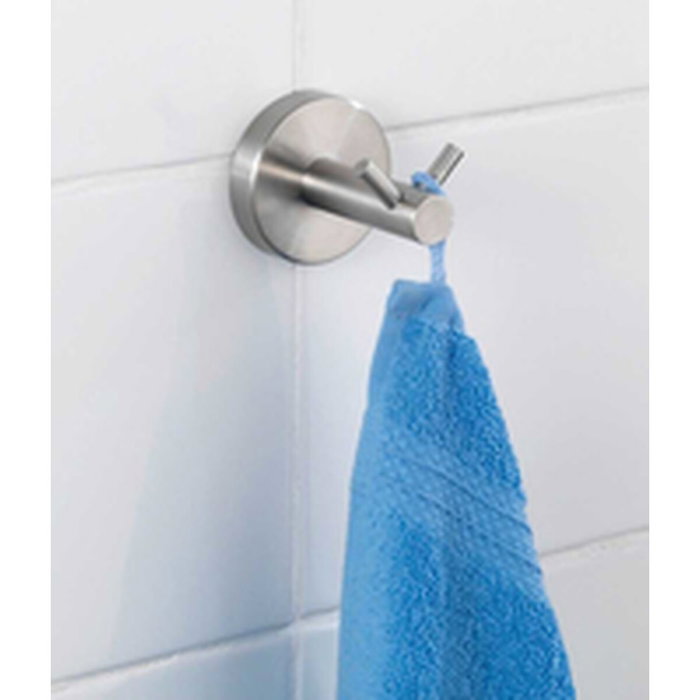 Crochet pour suspendre Wenko Acier inoxydable 5,5 x 5,5 x 5,5 cm Argenté (1 Unité)