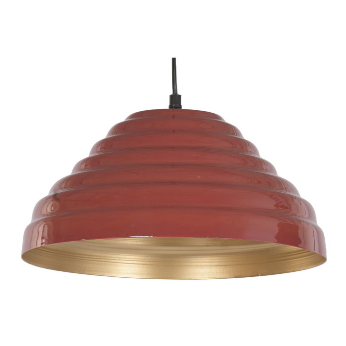 Home ESPRIT Suspension Rouge Métal Fer 50 W 35 x 35 x 17 cm