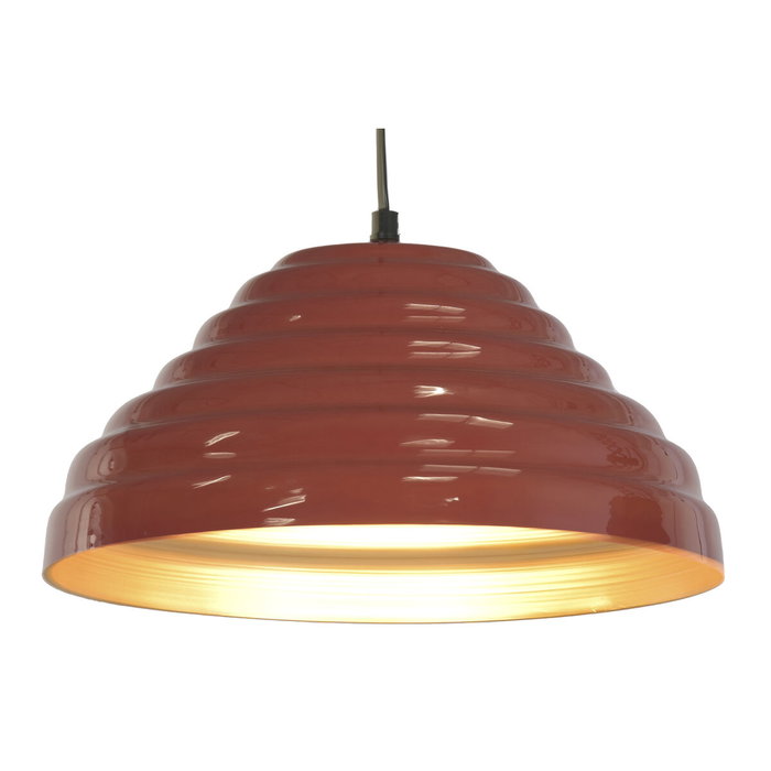 Home ESPRIT Suspension Rouge Métal Fer 50 W 35 x 35 x 17 cm