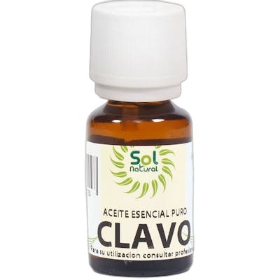 SOL NATURAL Huile essentielle de clou de girofle 15 ml SOL NATURAL Huile essentielle de clou de girofle 15 ml