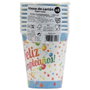 Party Time Lot de 8 verres en carton 250 ml