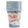 Party Time Lot de 8 verres en carton 250 ml