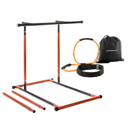 Pack Station de Tractions et Fitness avec Guide D'Exercices et Ceinture avec bandes de résistance pour les fessiers et guide d'e