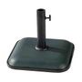 Marbueno 10456 Base Sombrilla Carrée Ciment 35x35x5,2 cm 11 kg Vert Jardin Piscine Terrasse
