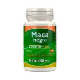 Naturbite Maca Negra Forte 4000 mg, 120 comprimés, complément alimentaire pour performance physique