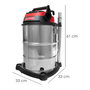 WOLFPACK LINEA PROFESIONAL Aspirateur Inoxydable 30 Litres 1400 W