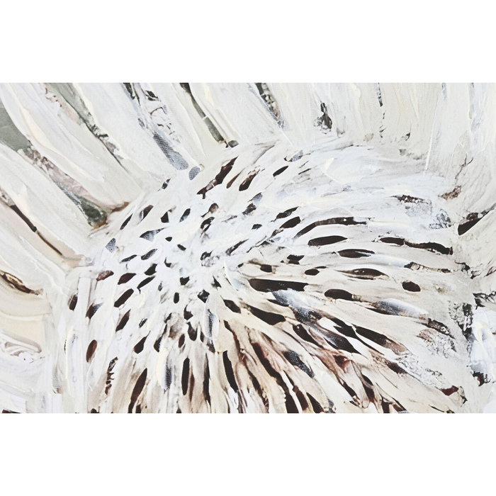 Toile Home ESPRIT Jaune Blanc Rouge Vert Cottage 83 x 4,5 x 83 cm (2 Unités)