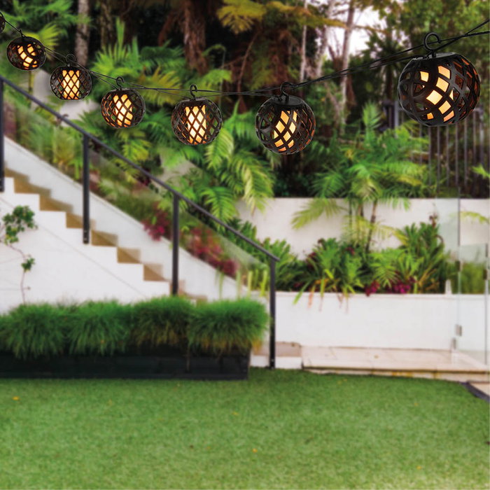 GSC Evolution Guirlande décorative solaire LED Tenali 2M 2600-2700K IP44 GSC Evolution Guirlande décorative solaire LED Tenali 2M 2600-2700K IP44