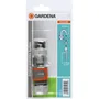 GARDENA Kit d'arrosage pour robinet intérieur - 15 mm - Raccord, adaptateur et nez de robinet