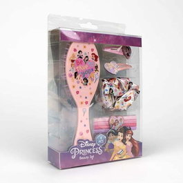 Cerdá Set de beauté Princess - Coffret accessoires de beauté pour enfant 14 x 18,5 x 4 cm - Rose - À partir de 3 ans