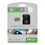 Carte Mémoire Micro SD avec Adaptateur PNY P-SDU16GU185GW-GE Elite C10 16 GB