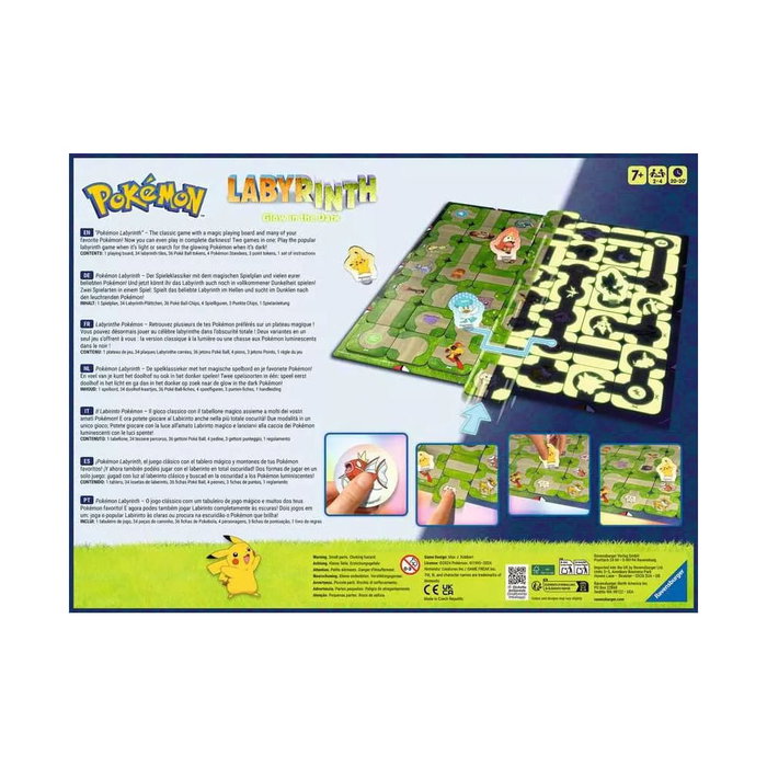 Ravensburger 22705 - Jeu Labyrinthe Pokémon, Version Phosphorescente, Chasse au Trésor, Jeu de Société Familial Classique pour Enfants dès 7 Ans Ravensburger 22705 - Jeu Labyrinthe Pokémon, Version Phosphorescente, Chasse au Trésor, Jeu de Société Familial Classique pour Enfants dès 7 Ans