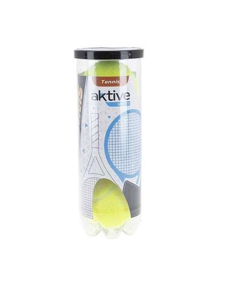 Aktive Boîte de 3 Balles de Tennis Jaunes Aktive Boîte de 3 Balles de Tennis Jaunes