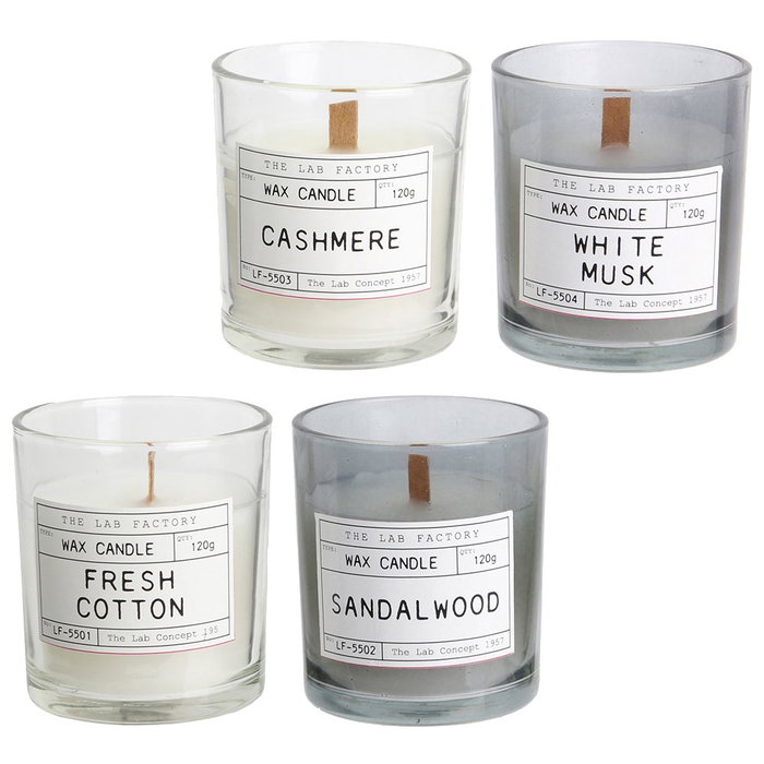 Home Deco Factory Bougie Parfumée avec Mèche en Bois de Bambou Home Deco Factory Bougie Parfumée avec Mèche en Bois de Bambou