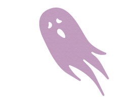 Misskuty Emporte-pièce fin ZAG Halloween fantôme