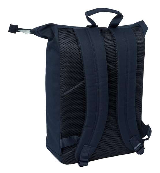 Safta - Mochila Solapa pour ordinateur portable 15,6 pouces - Thème Real Madrid 2ème équipement 25/26 - Dimensions 28x42x13cm Safta - Mochila Solapa pour ordinateur portable 15,6 pouces - Thème Real Madrid 2ème équipement 25/26 - Dimensions 28x42x13cm