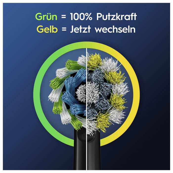 Oral-B Têtes de brosse à dents Pro CrossAction, 10 pièces, Noir