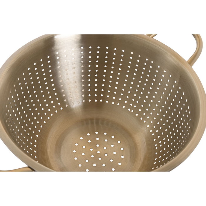 Home ESPRIT Draineur Esprit Doré en Acier Inoxydable et Aluminium