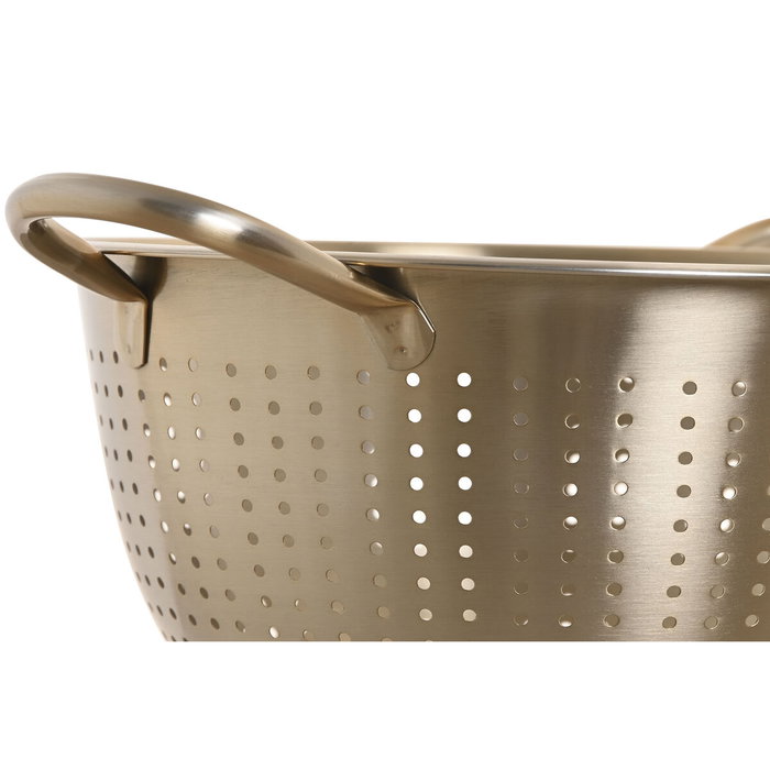 Home ESPRIT Draineur Esprit Doré en Acier Inoxydable et Aluminium