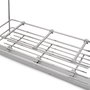 Emuca porte-bouteilles extractible SupraMax avec fermeture à amortie, gauche, 3 plateaux, module 200mm, Acier, Chromé