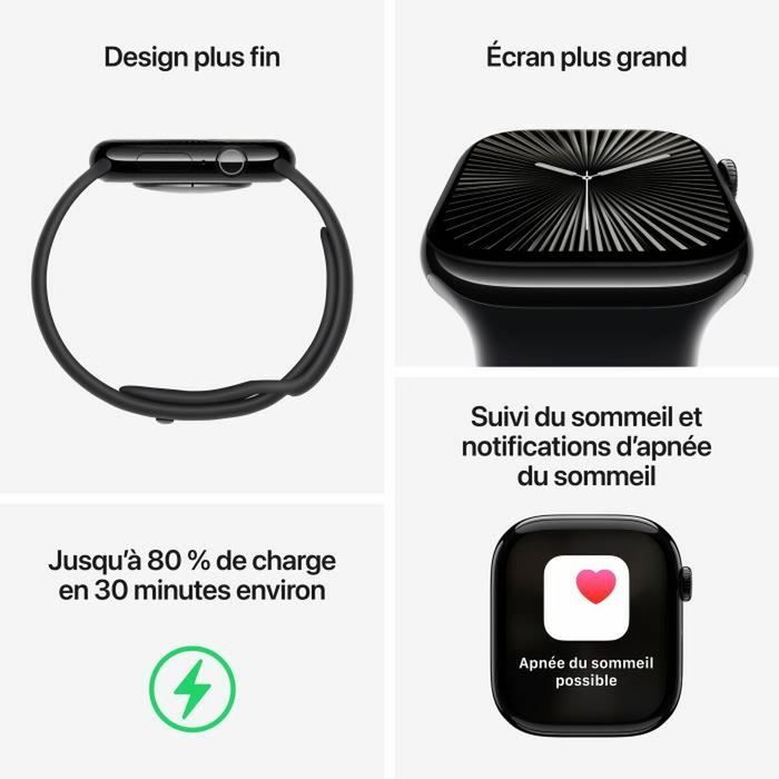 Montre intelligente Apple Watch Series 10 Rose 46 mm