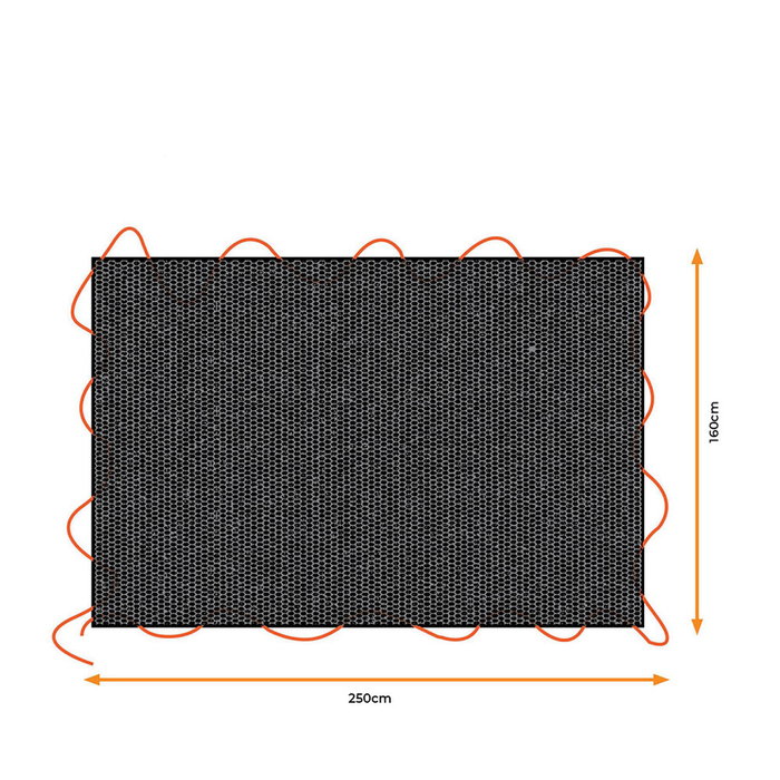 Black & Decker Housse pour remorque Noir 1,6 x 2,5 m