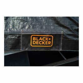 Black+Decker Bâche pour remorque noire, 1,6 x 2,5 m