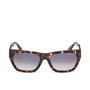 Guess Lunettes de Soleil Femme GU00203-H 52B, Acétate, Verres 56 mm, Branches 140 mm, Design Géométrique