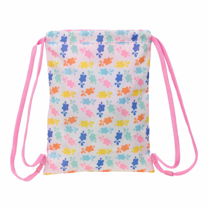 Sac à dos serré par des ficelles Peppa Pig Baby pig Multicouleur 26 x 34 x 1 cm