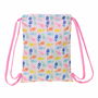 Sac à dos serré par des ficelles Peppa Pig Baby pig Multicouleur 26 x 34 x 1 cm