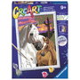 Ravensburger Creart Serie D Classic Tableau à Peindre par Numéros - Chevaux au Crépuscule - Puzzle Art pour Adultes et Enfants à partir de 9 Ans