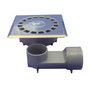Tecnoagua Sumidero sifonique T-88 VHI en PVC et acier inoxydable 118 x 118 x 45 mm Ø 40 mm