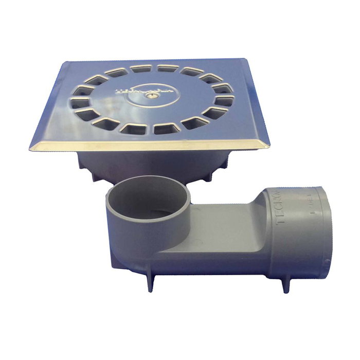 Tecnoagau T-88 VHI Sumidero siphonique 360° standard PVC/inox 10x10 cm 118x118x45 mm Ø40 mm Tecnoagau T-88 VHI Sumidero siphonique 360° standard PVC/inox 10x10 cm 118x118x45 mm Ø40 mm