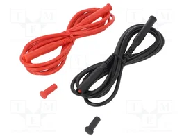 CHAUVIN ARNOUX Kit de cordons de mesure noir et rouge