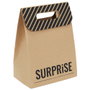 Party Time Sac Cadeau Pliable Kraft Modèles Assortis